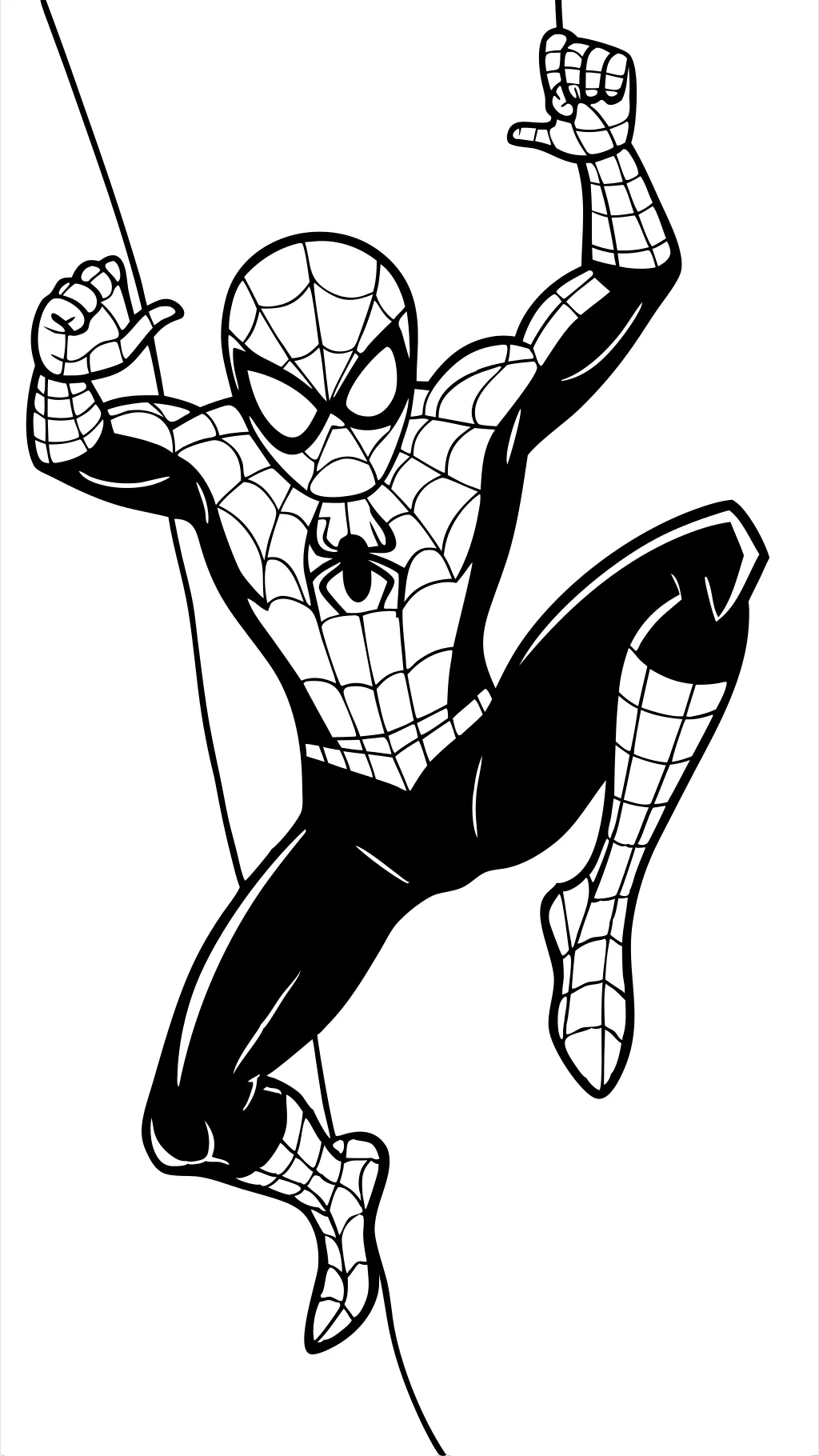 coloriages Easy Spider Man